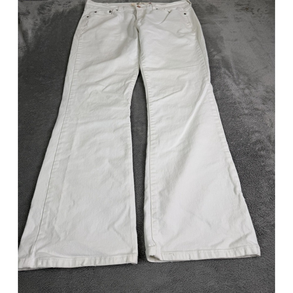 Vintage Y2K Levi's 515 Bootcut Jeans Women's Size 12 White Baggy Low Rise